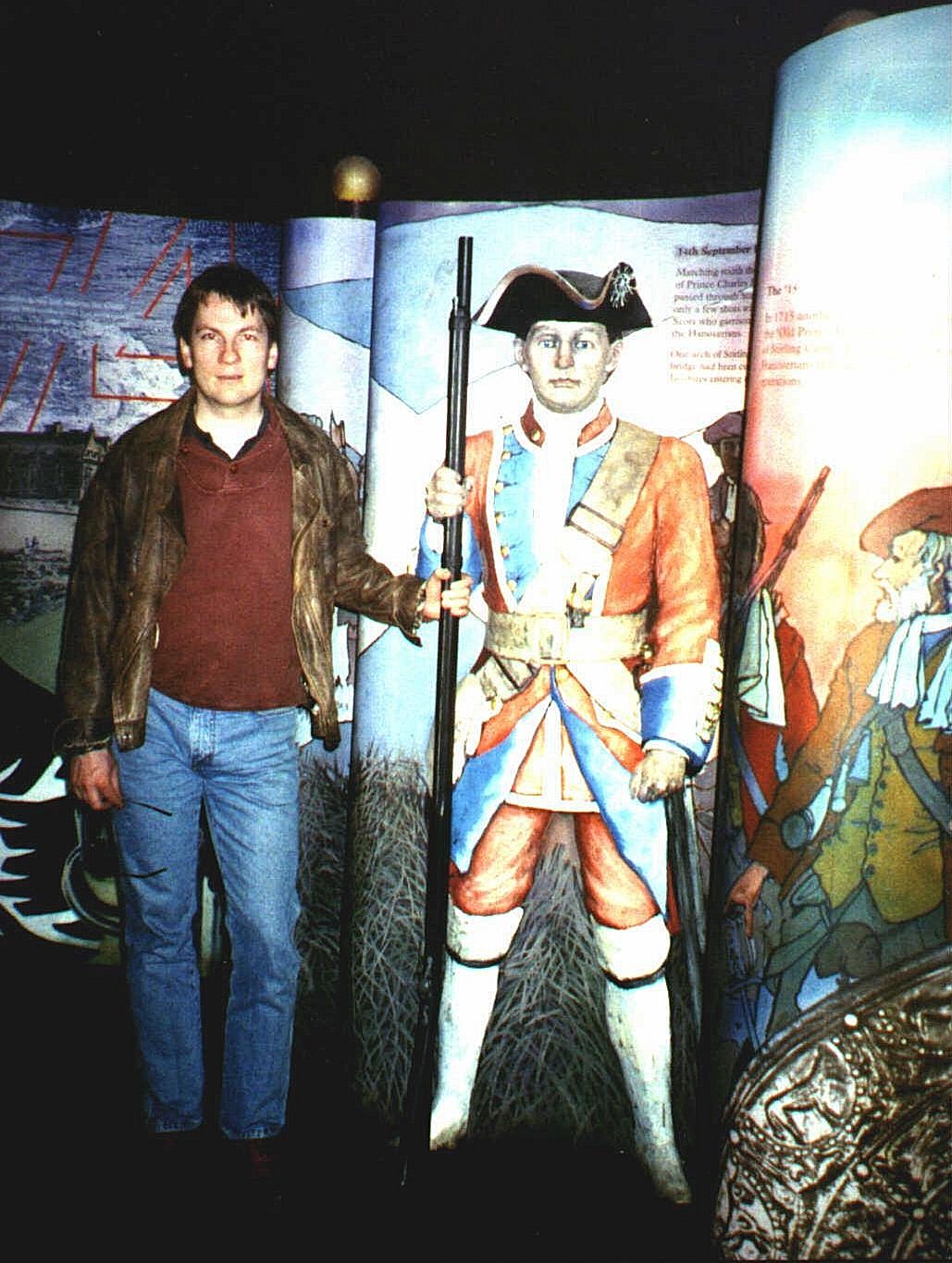 Axel Büttner and Old German Soldier, Sterling Castle Scotland, June 1999