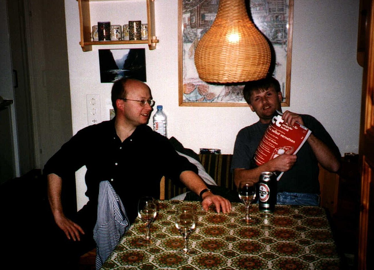 Stefan+Klaus, Disentis, Suisse, 1998