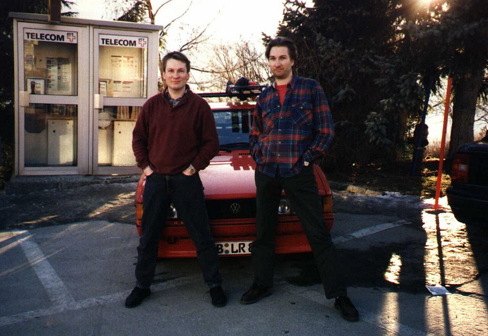 Axel+Kai(+Markus), Verbier, Soleil des Alpes, Ski Mont Blanc, 1996